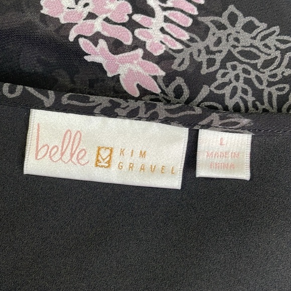 Belle by Kim Gravel Floral Medallion Blouse - Picture 6 of 7